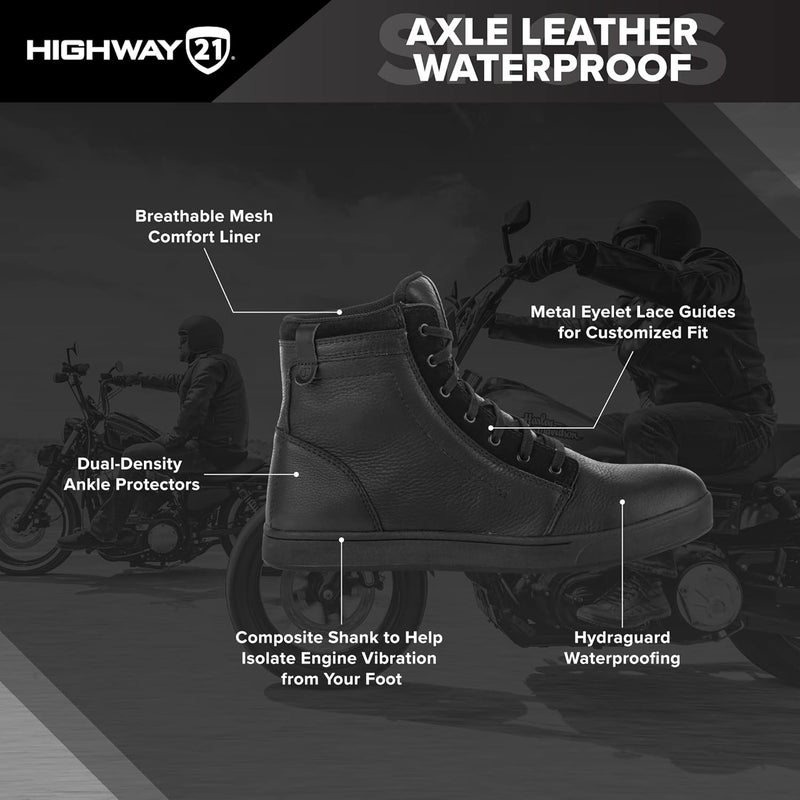 HIGHWAY 21 AXLE Leather Waterproof Shoe - Image 4